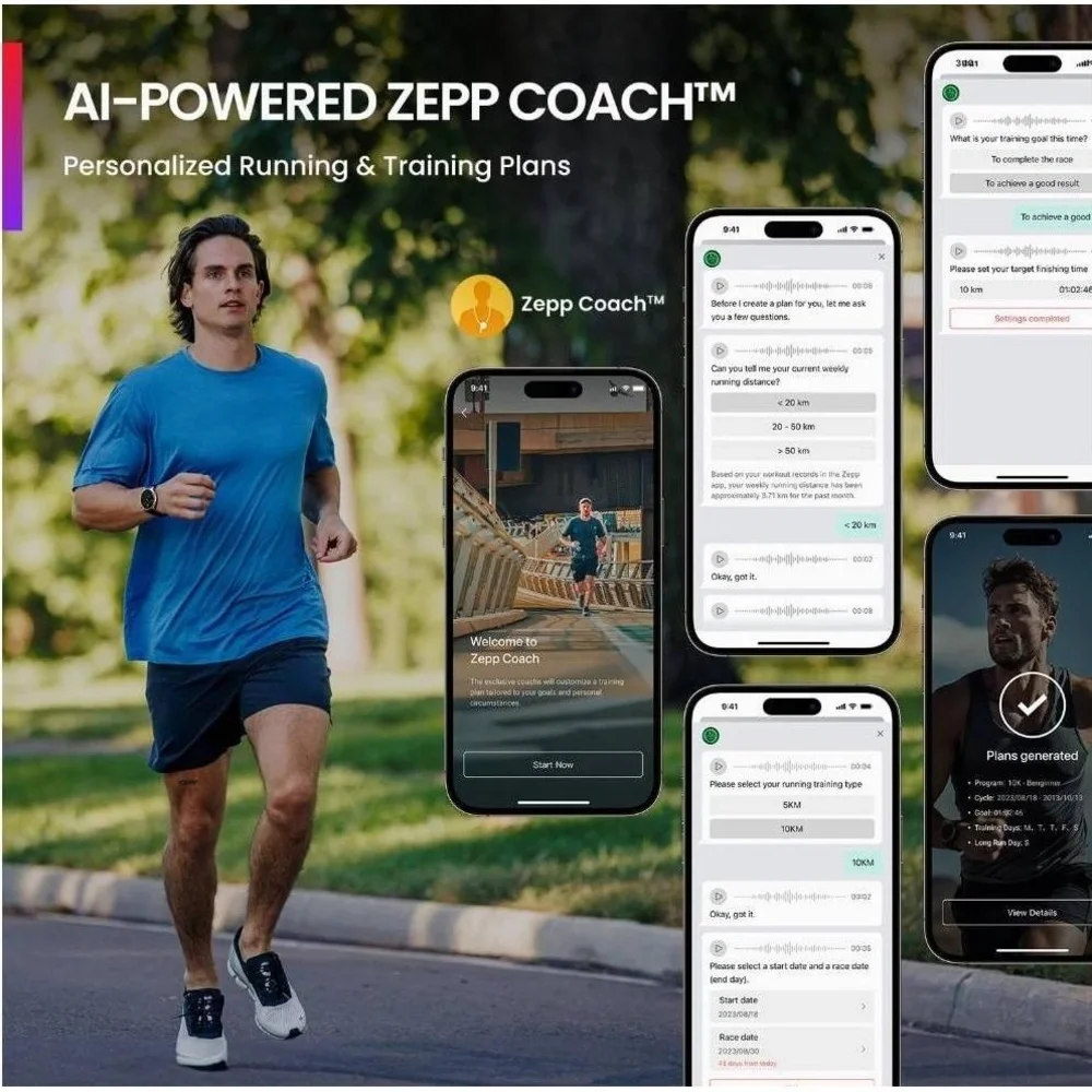 Amazfit Balance Smartwatch, AI Fitness Coach, Sleep Tracker, Running Smart Watch